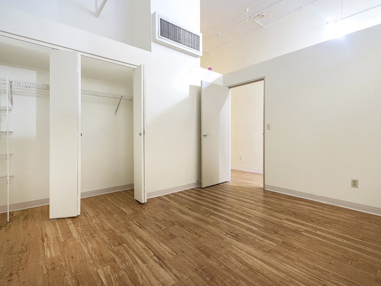 Denver Building Housing Unfurnished Apartment with Ample Closet Space